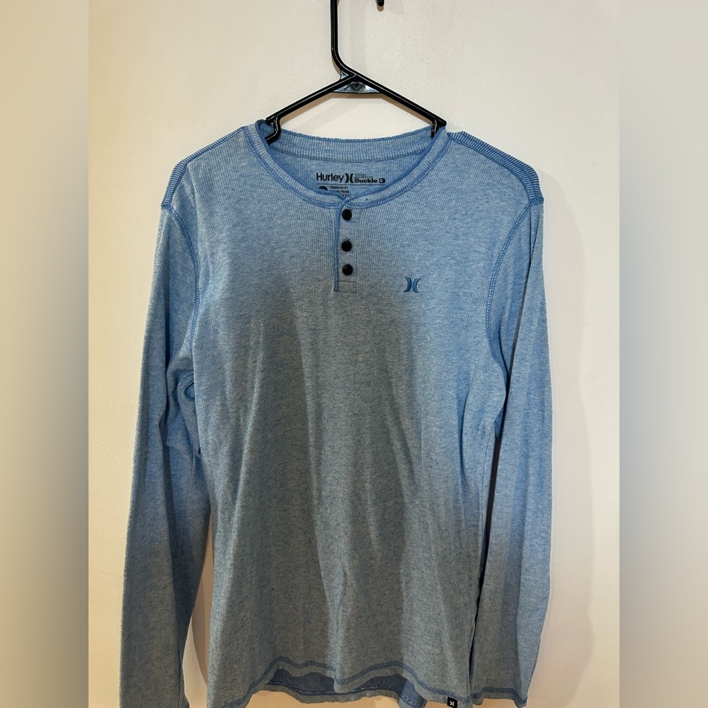 Hurley Long Sleeve Men’s Blue T-Shirt